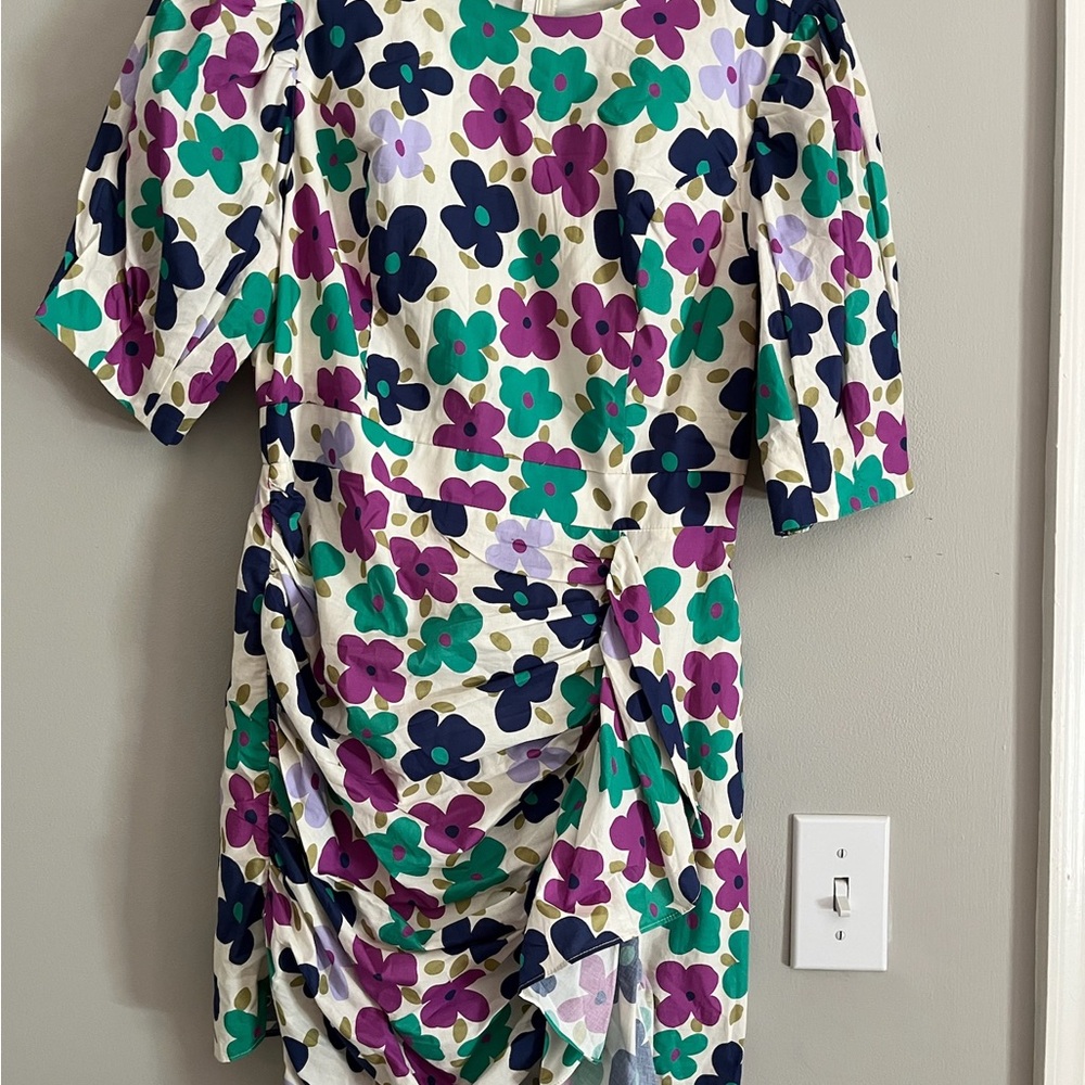 AUREUM Colorful Floral Mini Dress